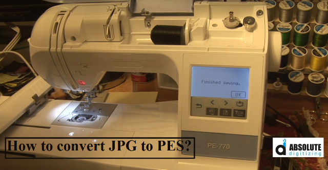 Jpg to pes converter free